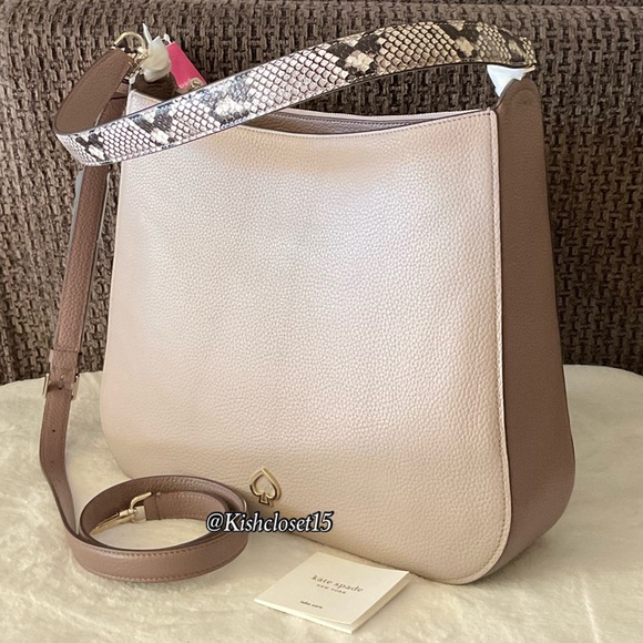 kate spade Handbags - NWT Kate Spade Kailee Mixed Material Double Compartment Shoulder Bag
